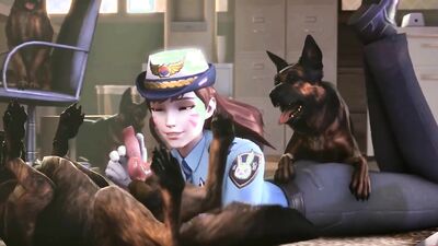 3d dog porn: dog sex fuck girl video