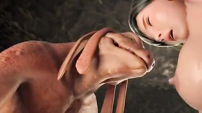 Girls 5 dogs: animal sex dog babe