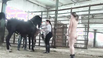 Zoo porn video: granny dog sex