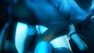 Dog licking girl: dog blowjob porn