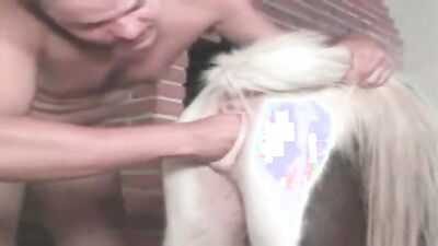 Zoophilia video: porn couple having sex with a dog