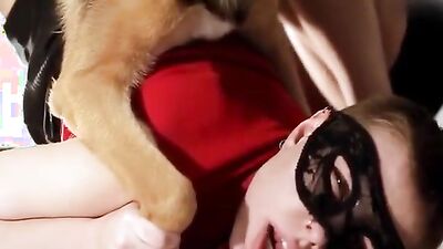 Dog girl 1: bbw dog porn