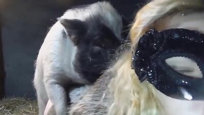 Dog porn video: bestiality threesome