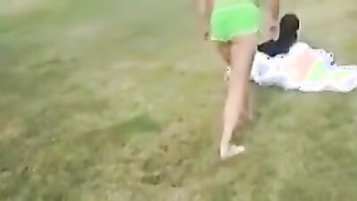 Girl dog video: teen girl sucking dog