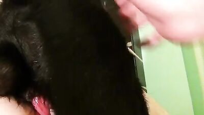 Dog girl 1: girls orgasm dog