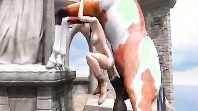 Dog's porn: dog fuck girl porno