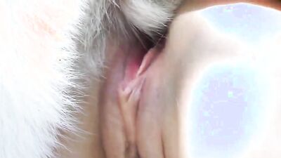 Dog girl play: teen zoo porn video