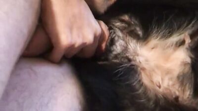 Dog girl 1: t girl with dog