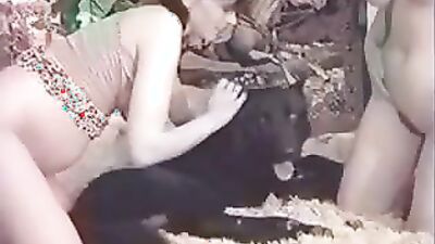 Dog fuck girls fucking: dog girl anime