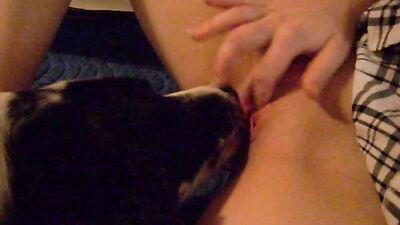 Dog girl play: bestiality artofzoo