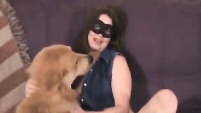 Dog girl: russian zoo porno video