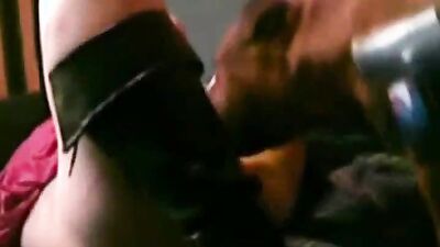 Dog girl play: dog fucking gay porn
