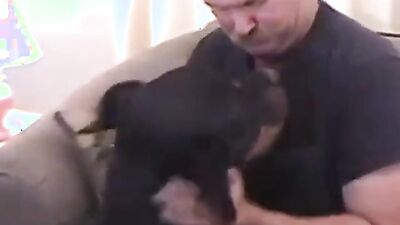 Girl dog video: family sex dog
