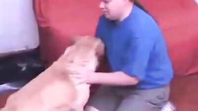 Dog girl: animal dog porn video