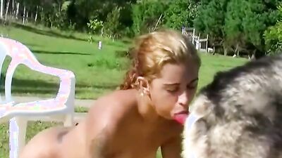 Bestiality zoo: watching dog porn