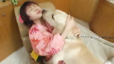 Dog girl 1: big dog fuck girl