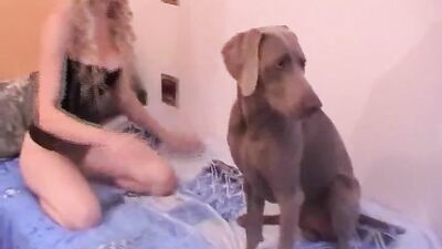 Girl having dog: guy bestiality