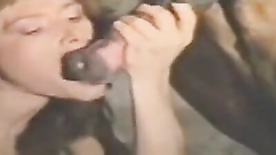 2 dog girl: dog penis porn