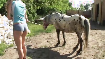 Zoophilia porno: dog ducks girl