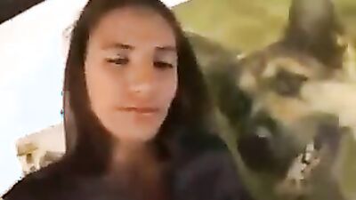 Girls s dogs: zoo threesome sex