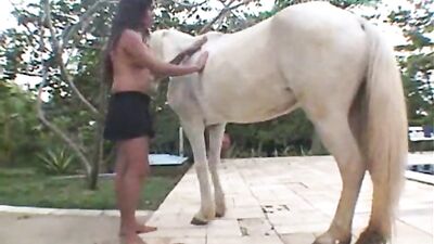 Lustful Girl Finds Her Luck with a Deeply Desired Horse