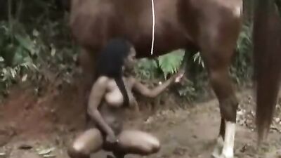 Cum Ride the Wildest Blonde Curly Horse