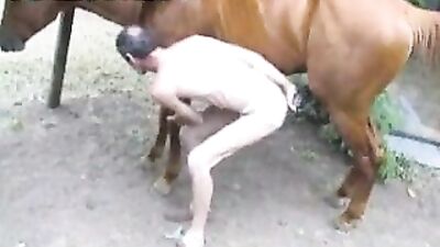 A Zoophile Man and His Horse Show Their Unconventional Love In Animal Porn Free