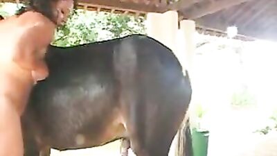 Experience the Thrill of Fucking and Swallow Horse