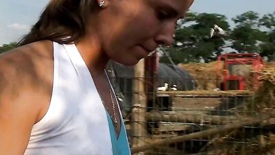 Blonde Beauty Takes On Wild Stallion in Public: An Unforgettable Experience