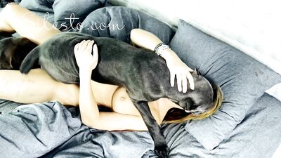 Unleash Your Wild Side: Veronica Silesto's Morning Party With Zoo Porn Dog, Horse, and Men Sex!