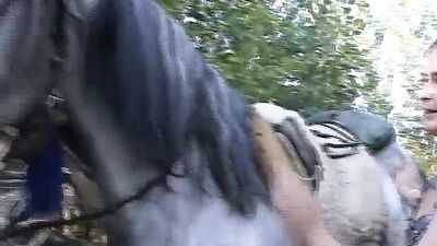 Witness the Amazing Transformation of a Public Horse and its Fat Human Partner