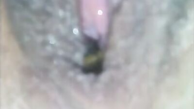 Fly drowing in pussy juice