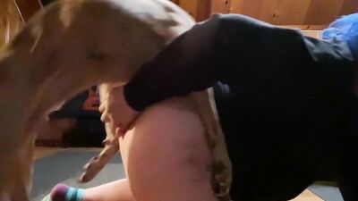 Chubby fucking with your dog 1