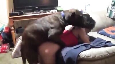 Chubby Chinese Wife Fucks Her Dog Raw