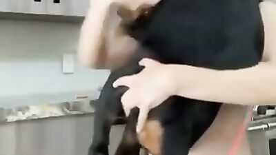 Some sexy kissing