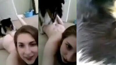 Licking- Bestiality- russian-webcam