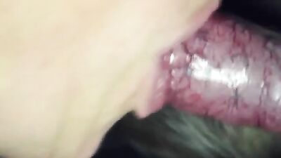 German Mature Suck and Swallow a BiG DoG