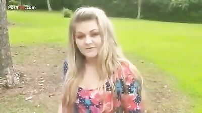 girl drink every drops of Dog pee for health benefits..