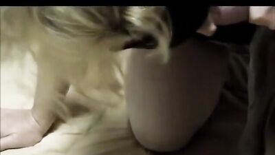 Blindfolded blowjob