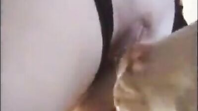 adilia feeding her dog her piss not private