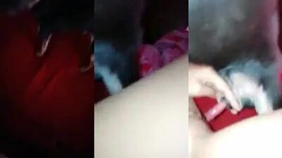 teen and dog