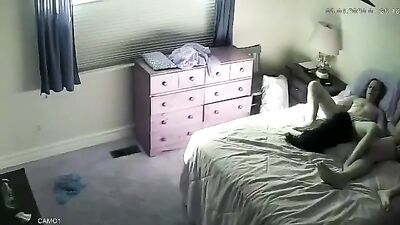 hidden cam couple with dog