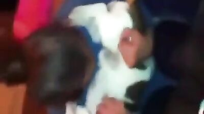 Girl drunk suck accident dog