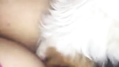 Helping dog lick unaware teen 2