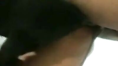 Dog licking unaware ebony