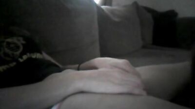 Cammer Teen records dog licking and has Orgasm