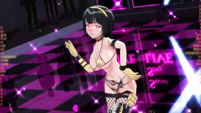 anime big breasts dance girl