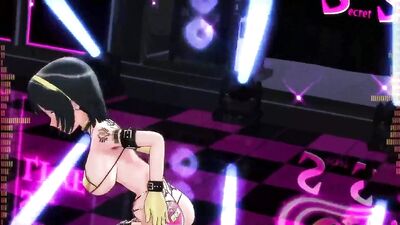 anime big breasts dance girl