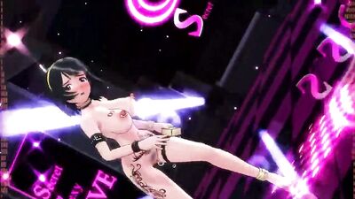 anime big breasts dance girl