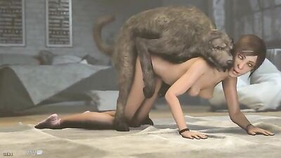 Teen Girl Devours Dogs Cock in Slick Shower Surprise!